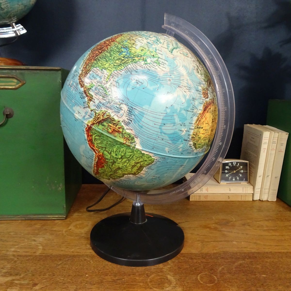 Grand globe terrestre / Mappemonde Tecnodidattica lumineuse