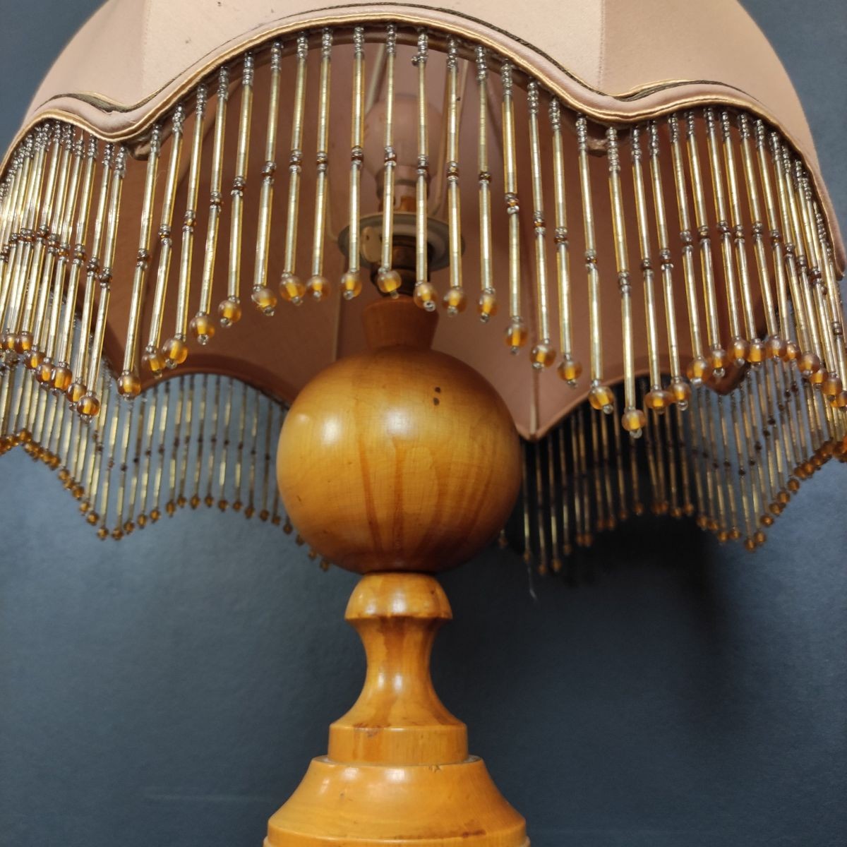 Pied de lampe en bois Cannelé genois 33 cm - Accessoire pour Abat-jour /  Ma Déco en Fil - Décoration et arts de la table - Fabriqué en France