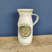 Vintage white wine 1960 pitcher with stylised face