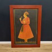 Large Indian Prince frame by RAJ, copy on panel