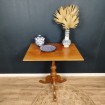 Rectangle & tripod wooden side table