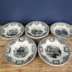 10 Soup plates BOCH LA LOUVIERE Napoleon's battles