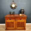 Mahogany 2-door, 2-drawer sideboard