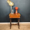 Small late 19th century sewing table or dressing table